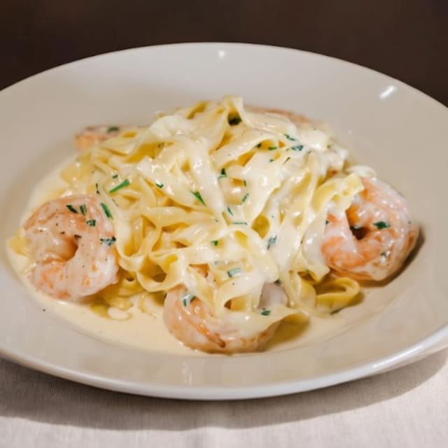 Shrimp Alfredo.